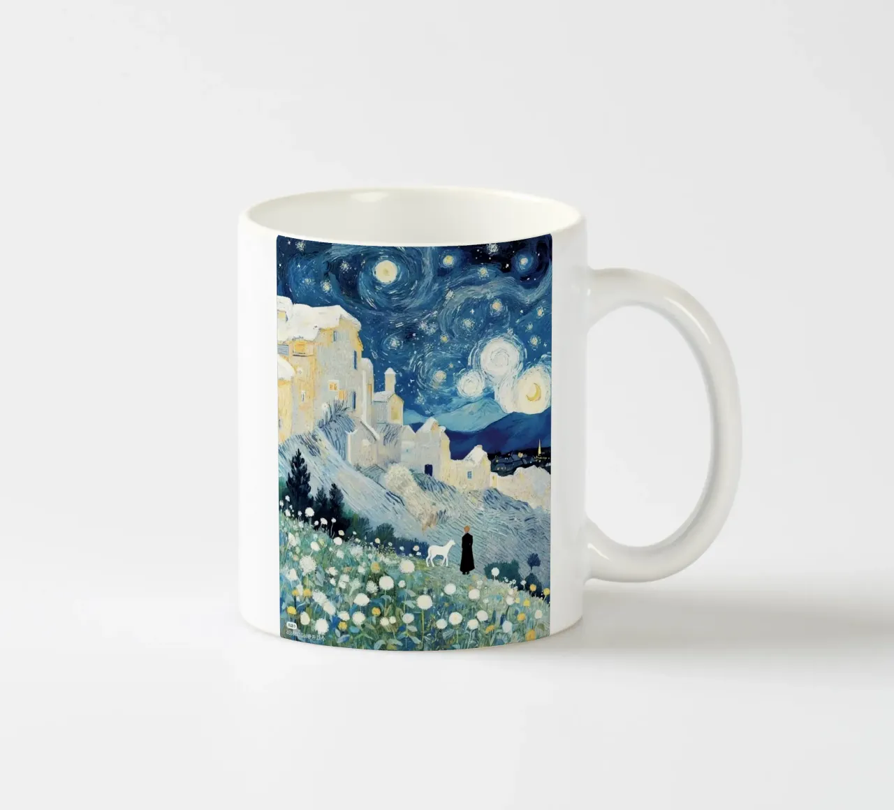 viewing with cat tazza in ceramica da lifeline