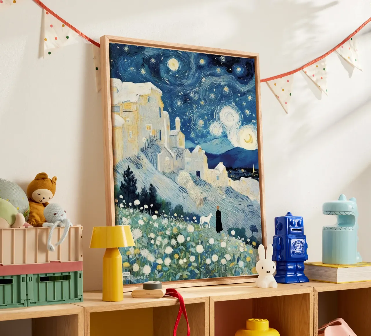 viewing with cat canvas with Floater frame by lifeline