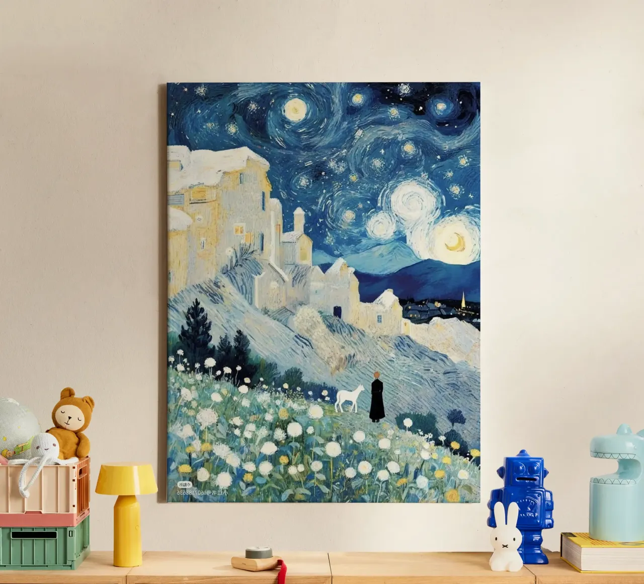 viewing with cat canvas with Floater frame by lifeline