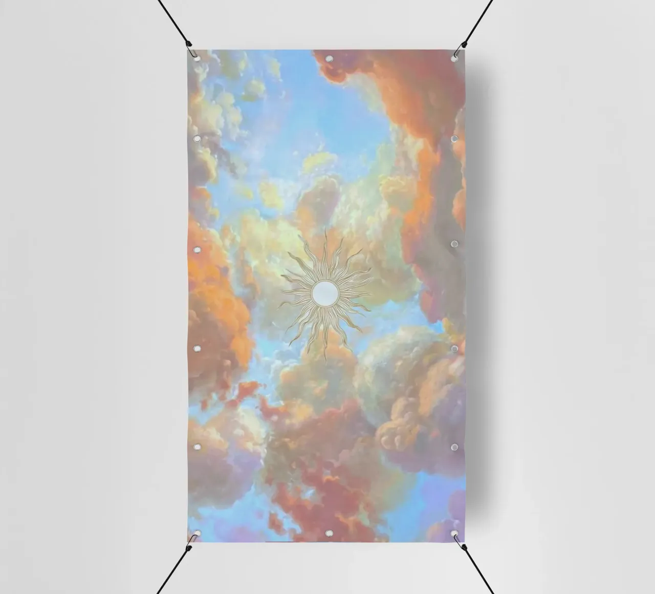 sunshine and clouds telo in pvc da lifeline