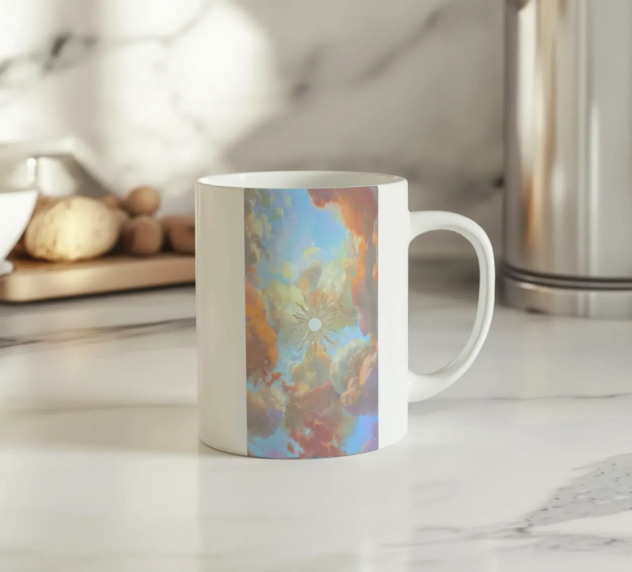 sunshine and clouds tazza in ceramica da lifeline