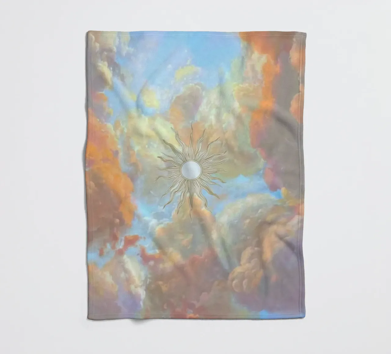 sunshine and clouds coperta in pile da lifeline