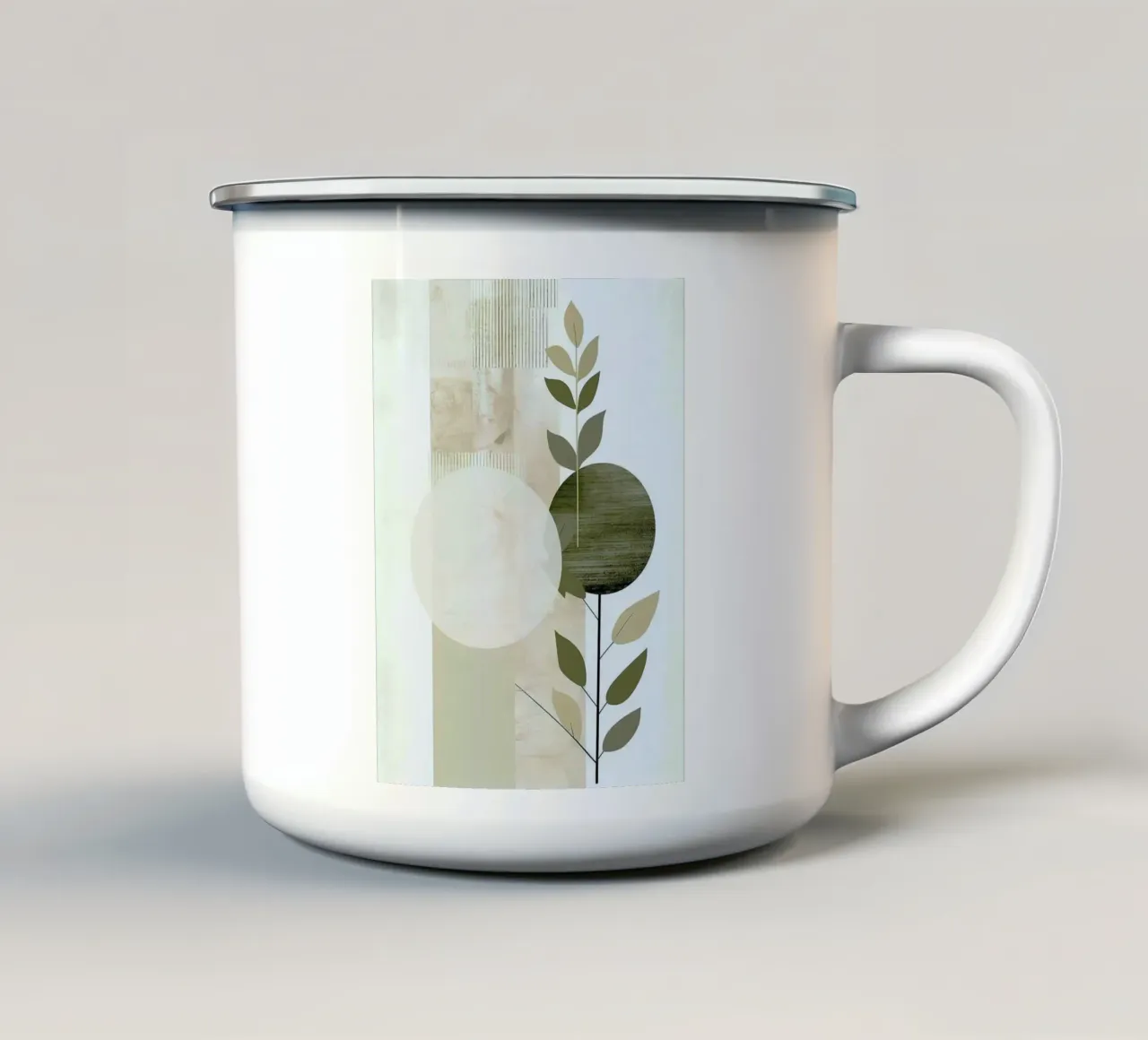 circle and branch tazza in smalto da miracle