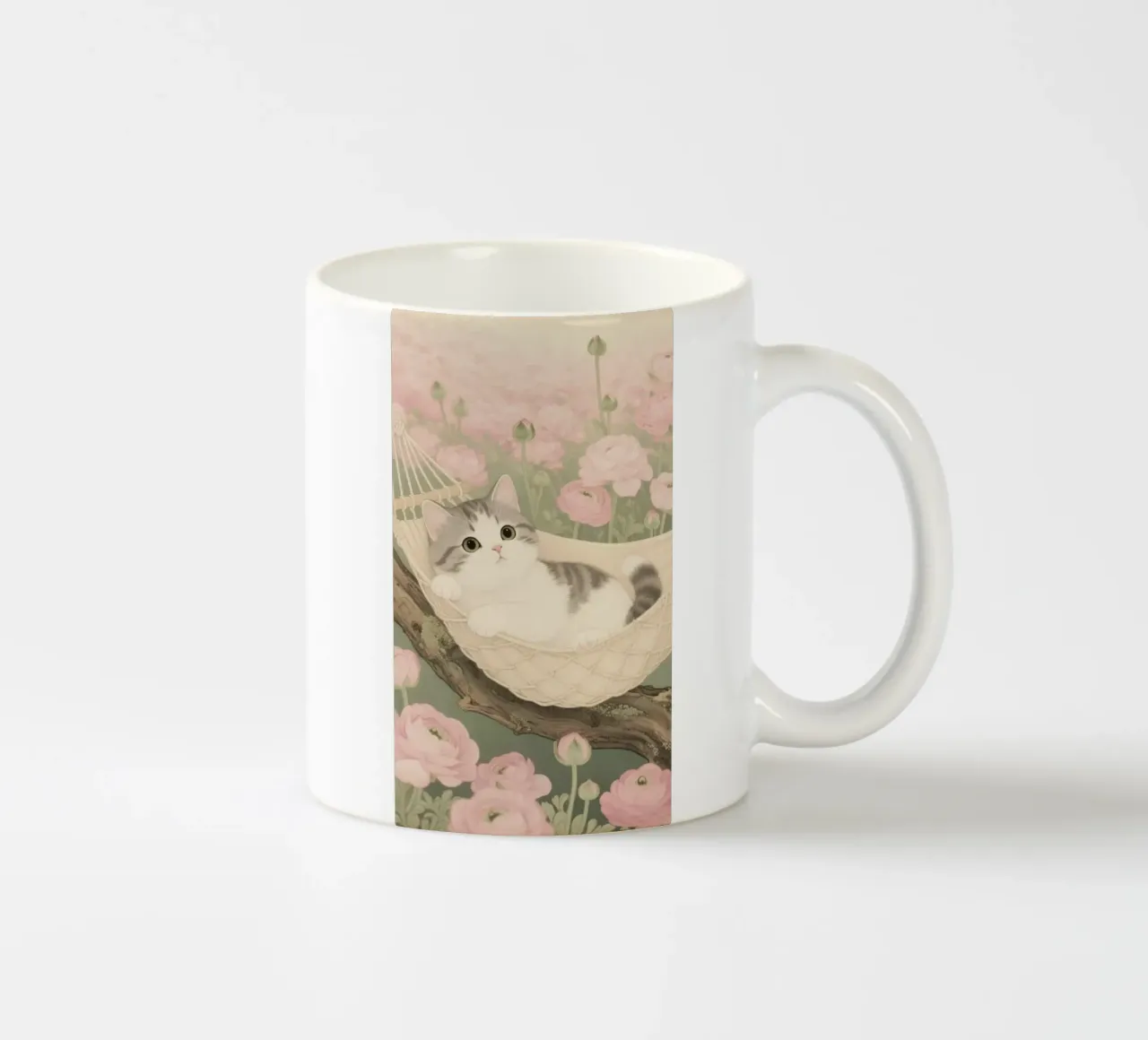 cat in wheel tazza in ceramica da lifeline