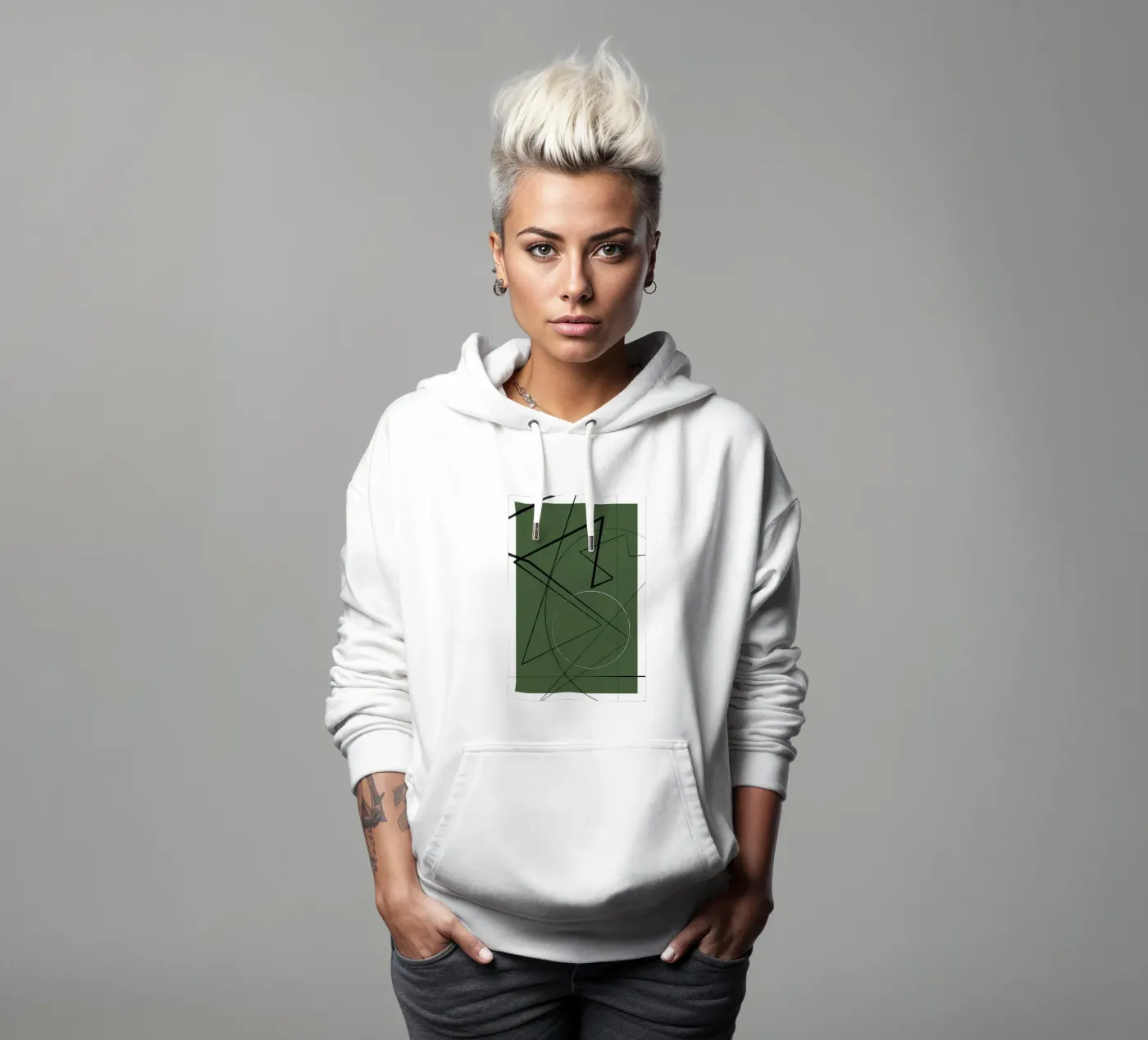 Angular Lines No 25 hoodie van treechild