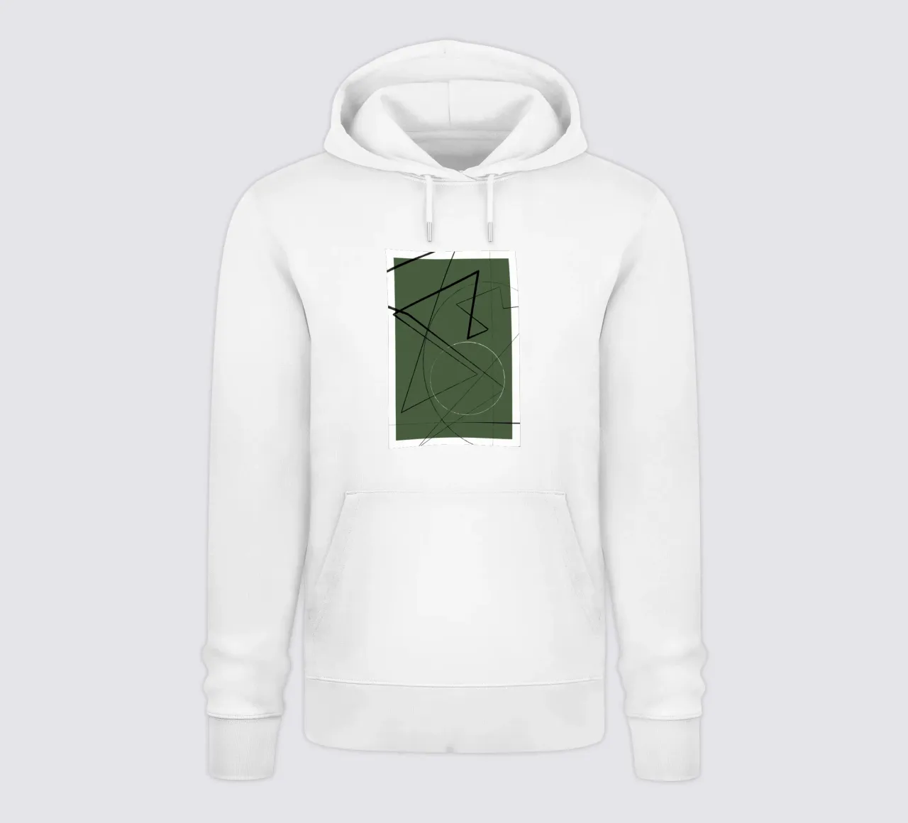 Angular Lines No 25 felpa con cappuccio da treechild