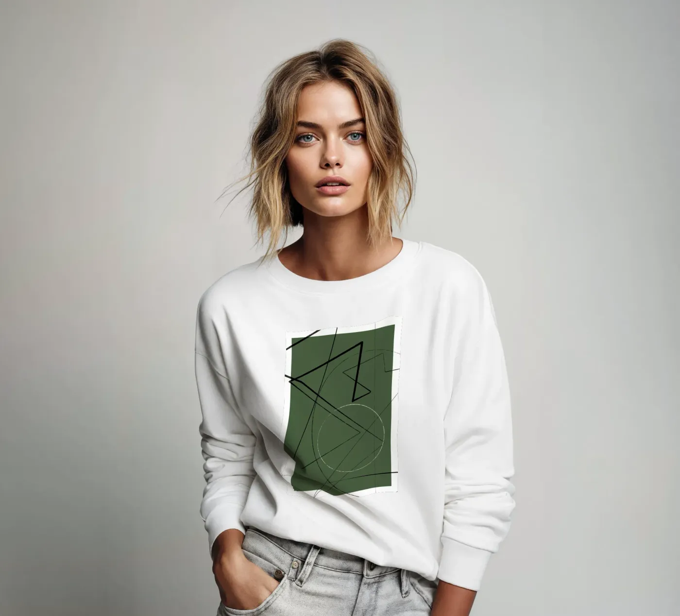 Angular Lines No 25 sweatshirt van treechild