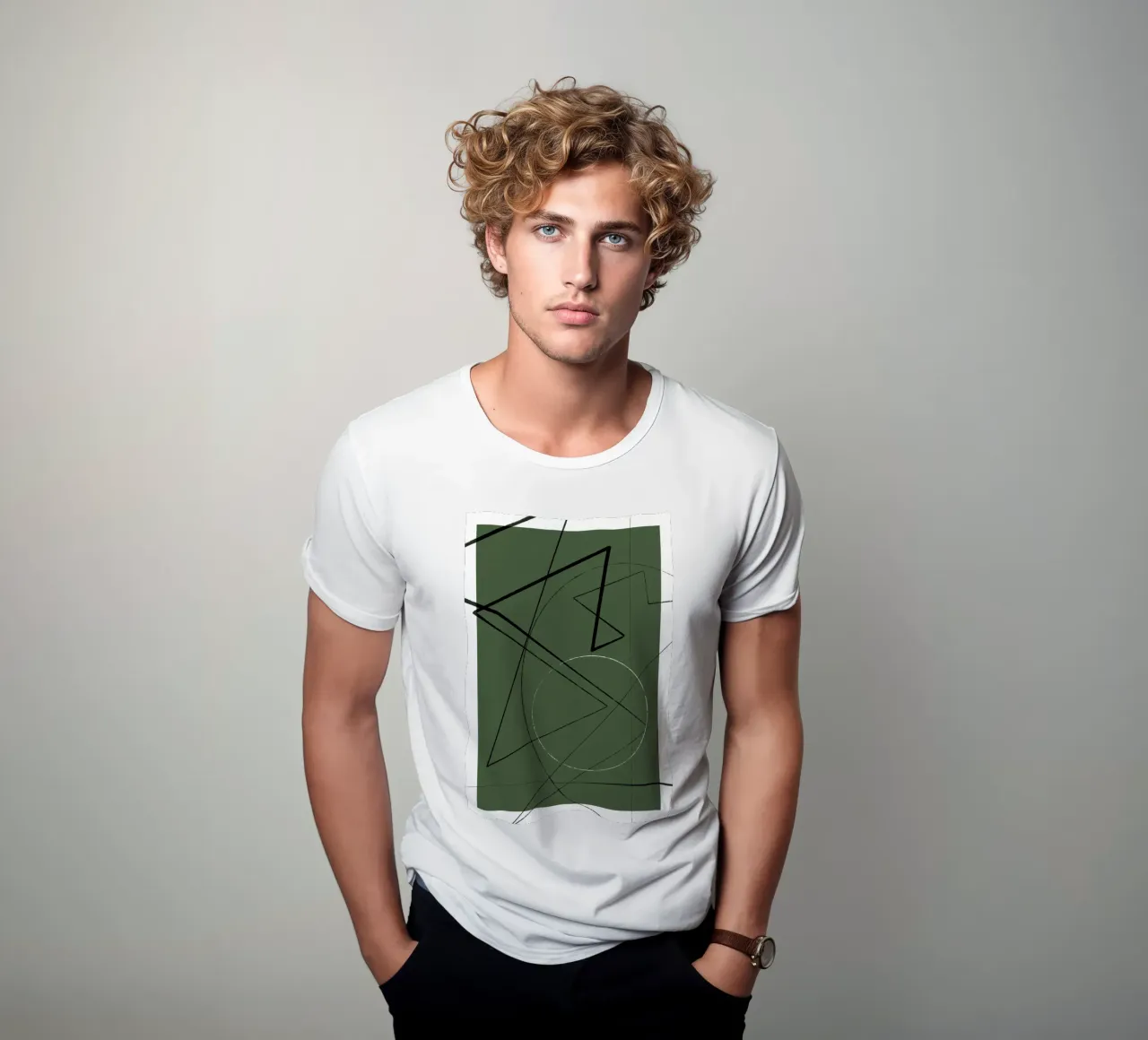 Angular Lines No 25 t-shirt da treechild
