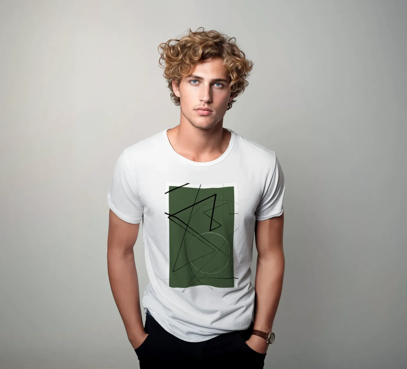 Angular Lines No 25 t-shirt da treechild