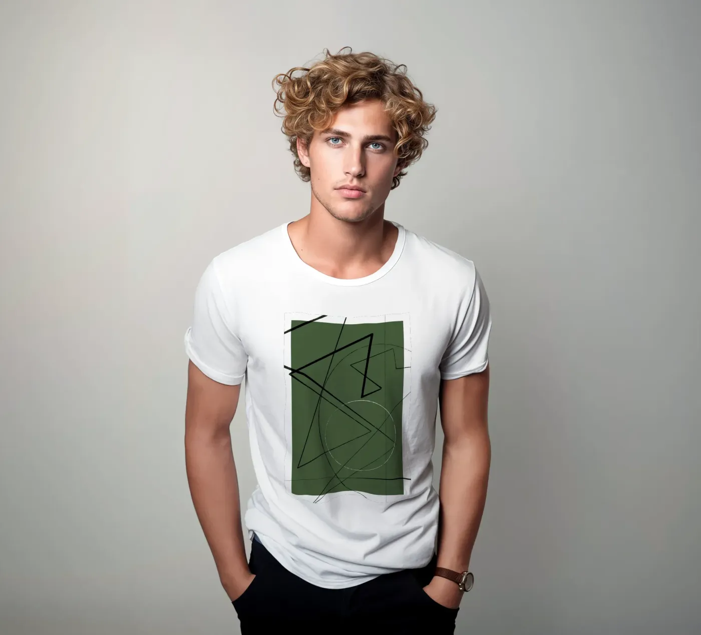 Angular Lines No 25 t-shirt da treechild