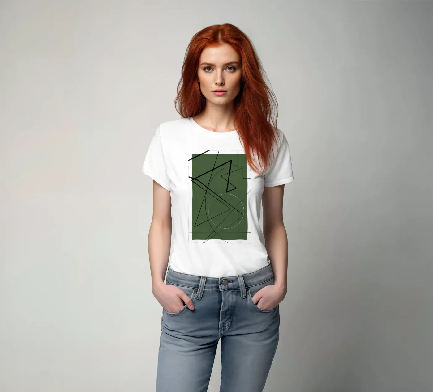 Angular Lines No 25 t-shirt da treechild