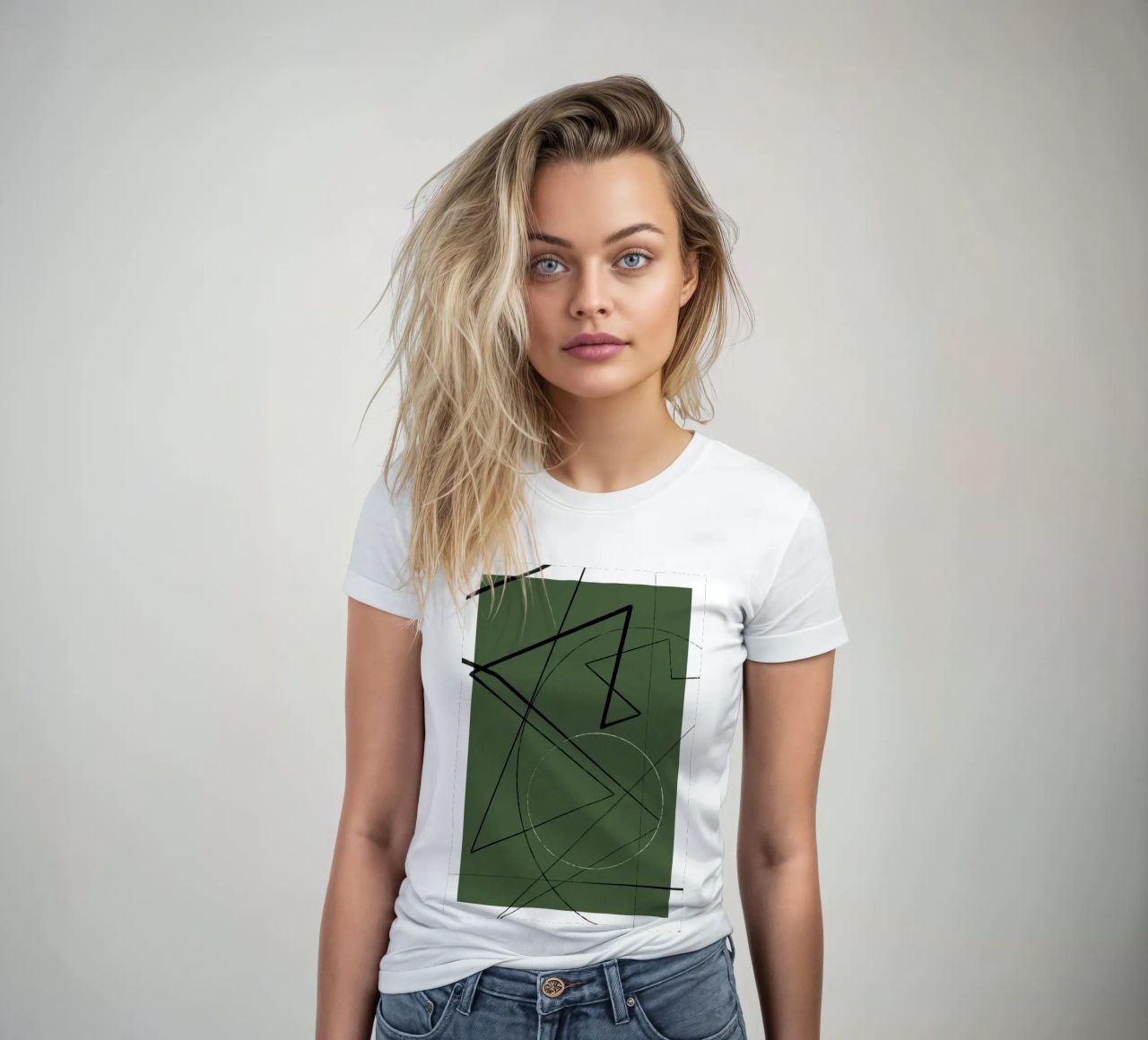 Angular Lines No 25 t-shirt da donna da treechild