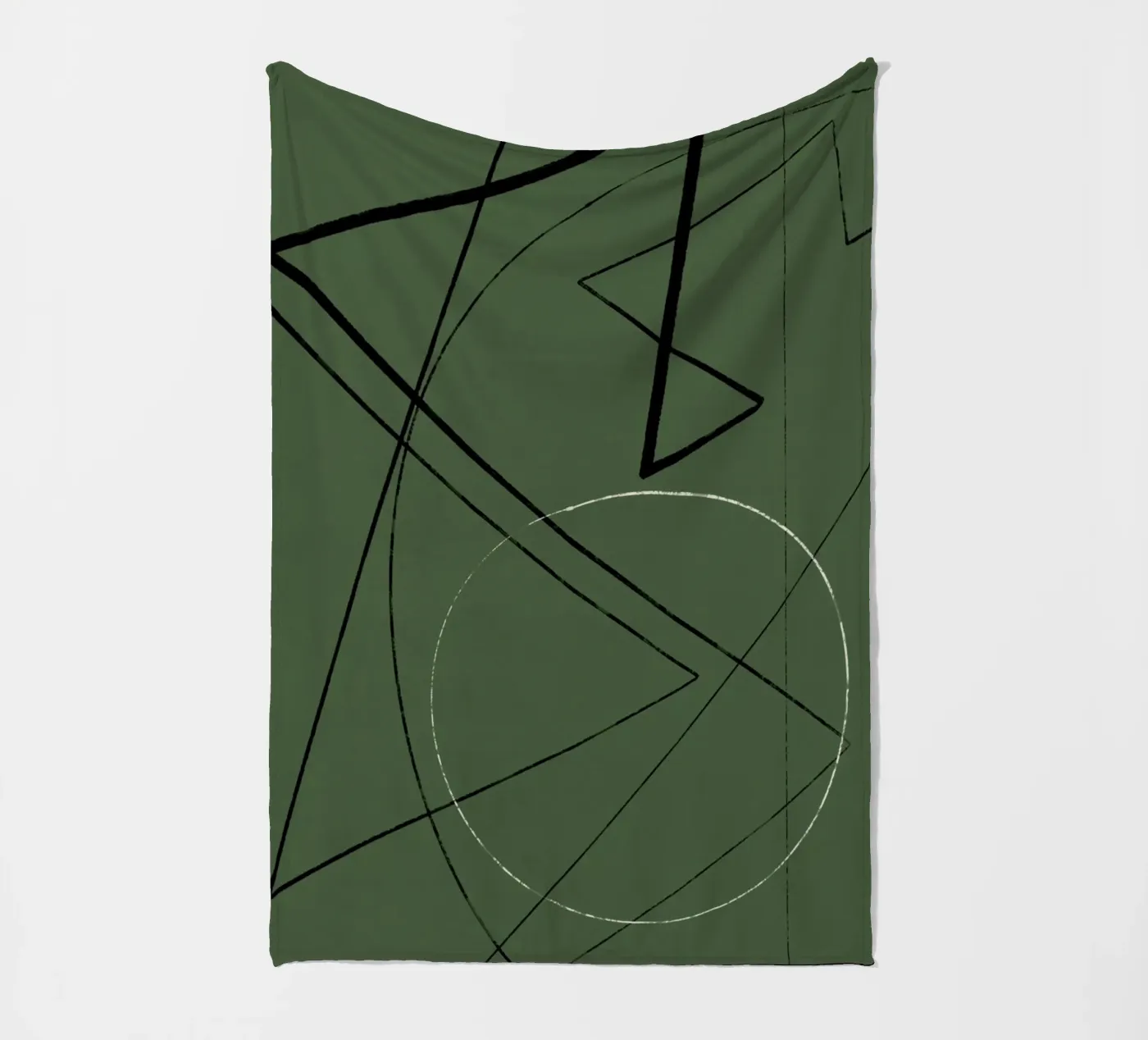 Angular Lines No 25 fleece blanket by treechild