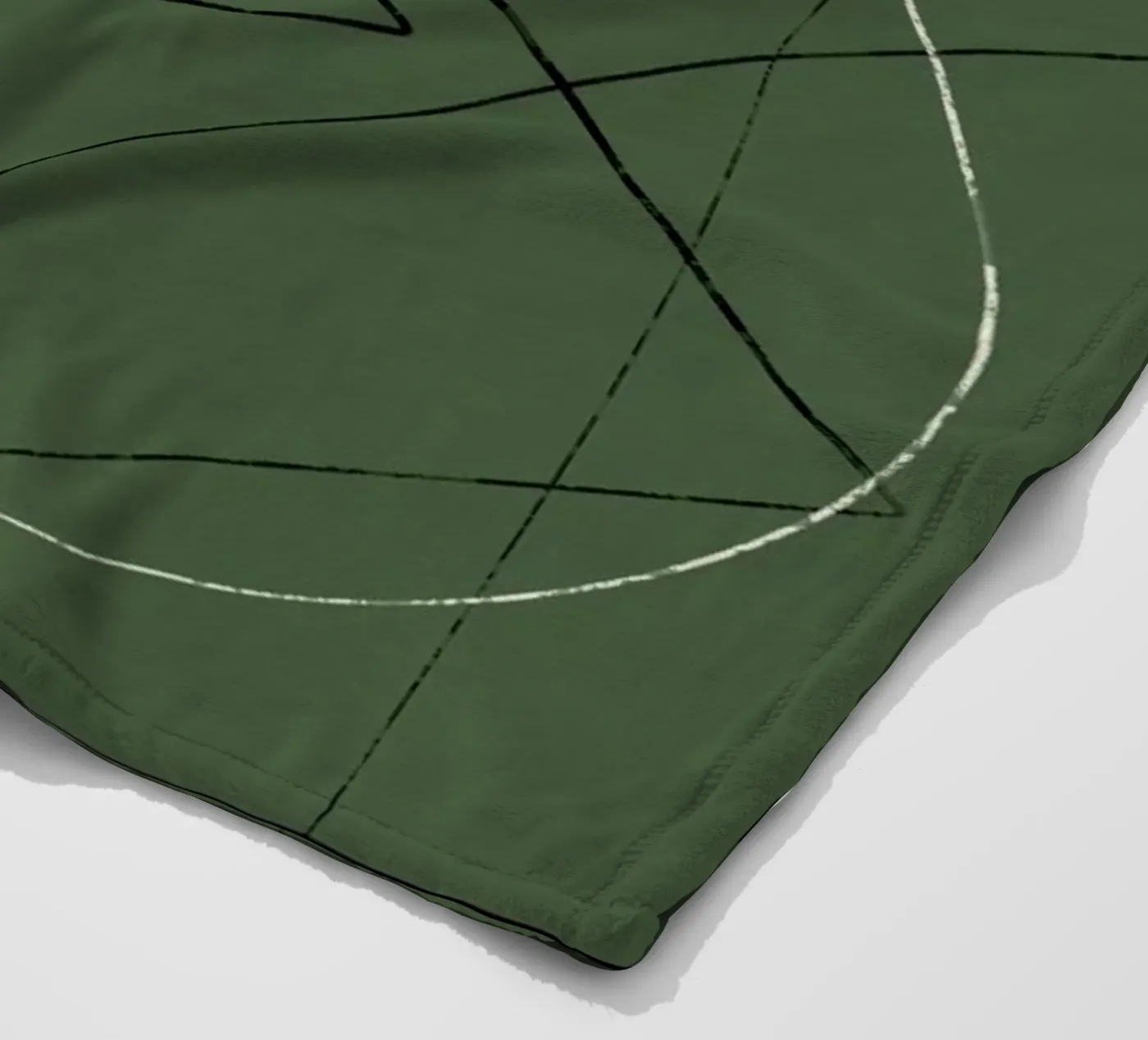 Angular Lines No 25 fleece blanket by treechild
