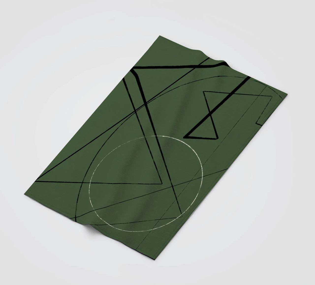 Angular Lines No 25 coperta in pile da treechild