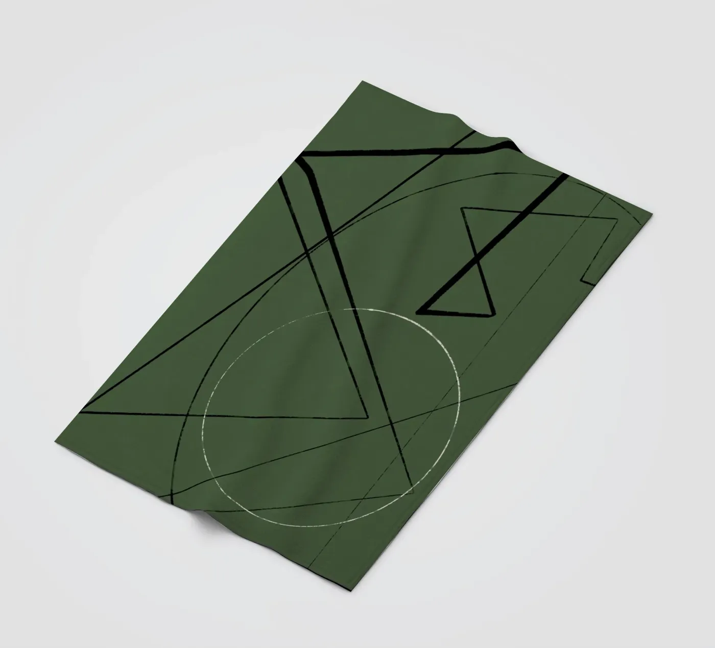 Angular Lines No 25 fleece blanket by treechild