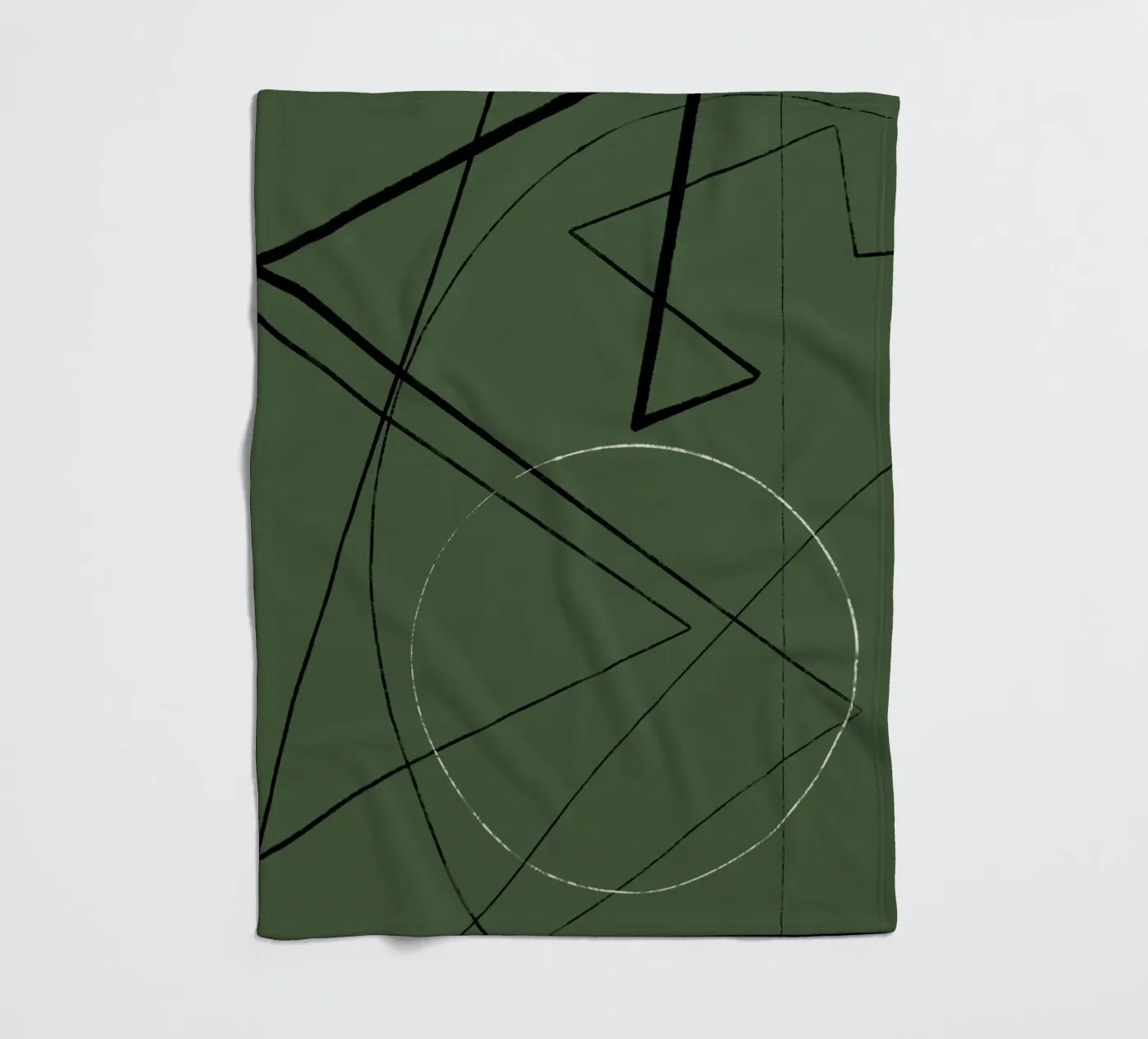 Angular Lines No 25 fleece blanket by treechild