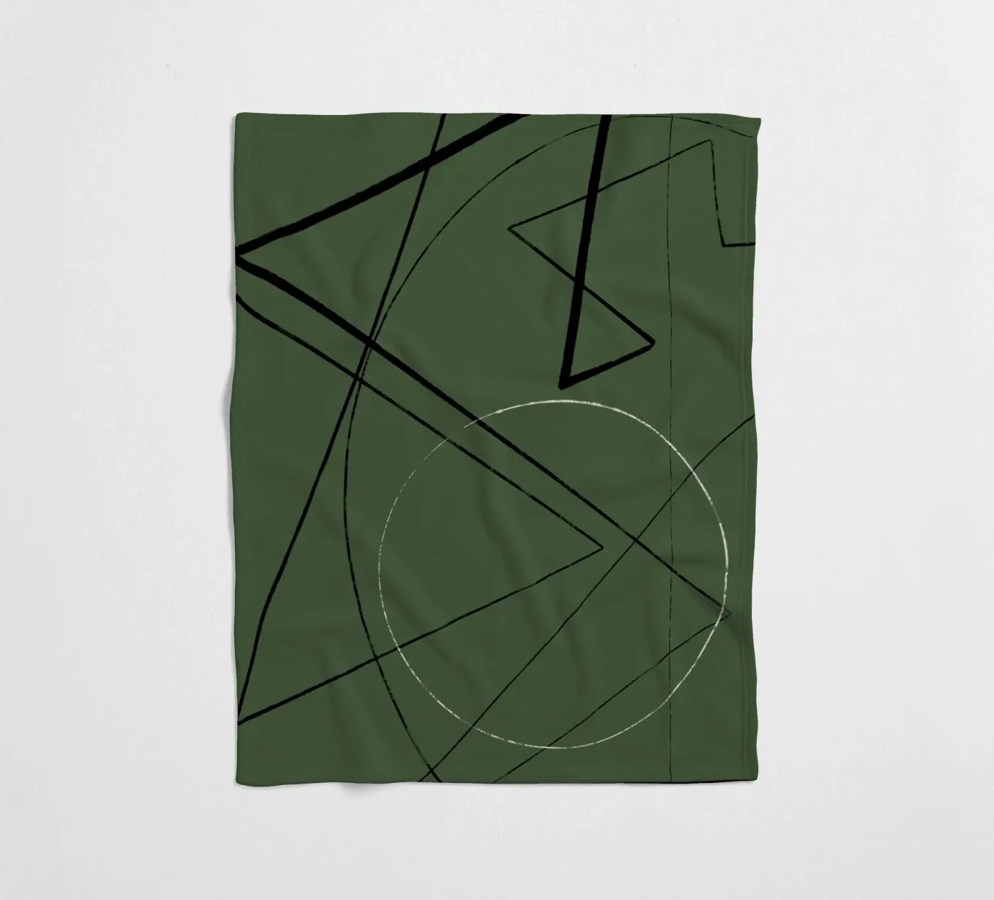 Angular Lines No 25 fleece blanket by treechild