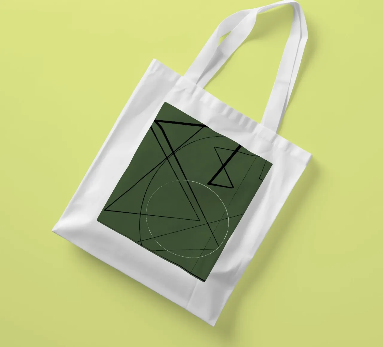 Angular Lines No 25 jute draagtas van treechild