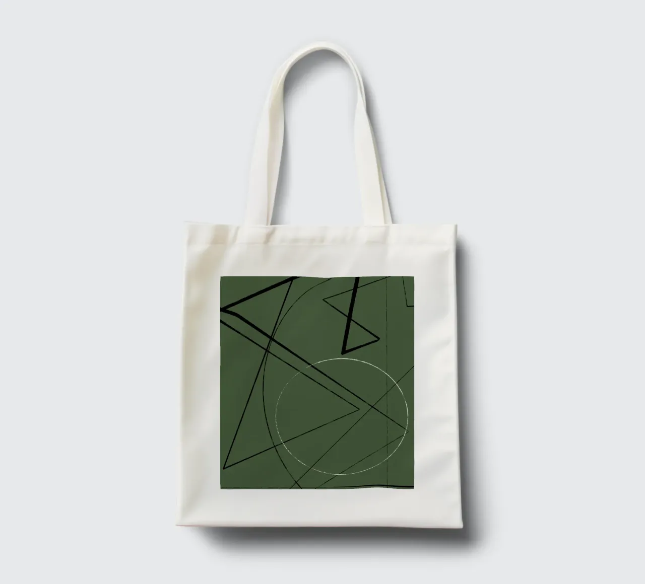 Angular Lines No 25 borsa in juta da treechild