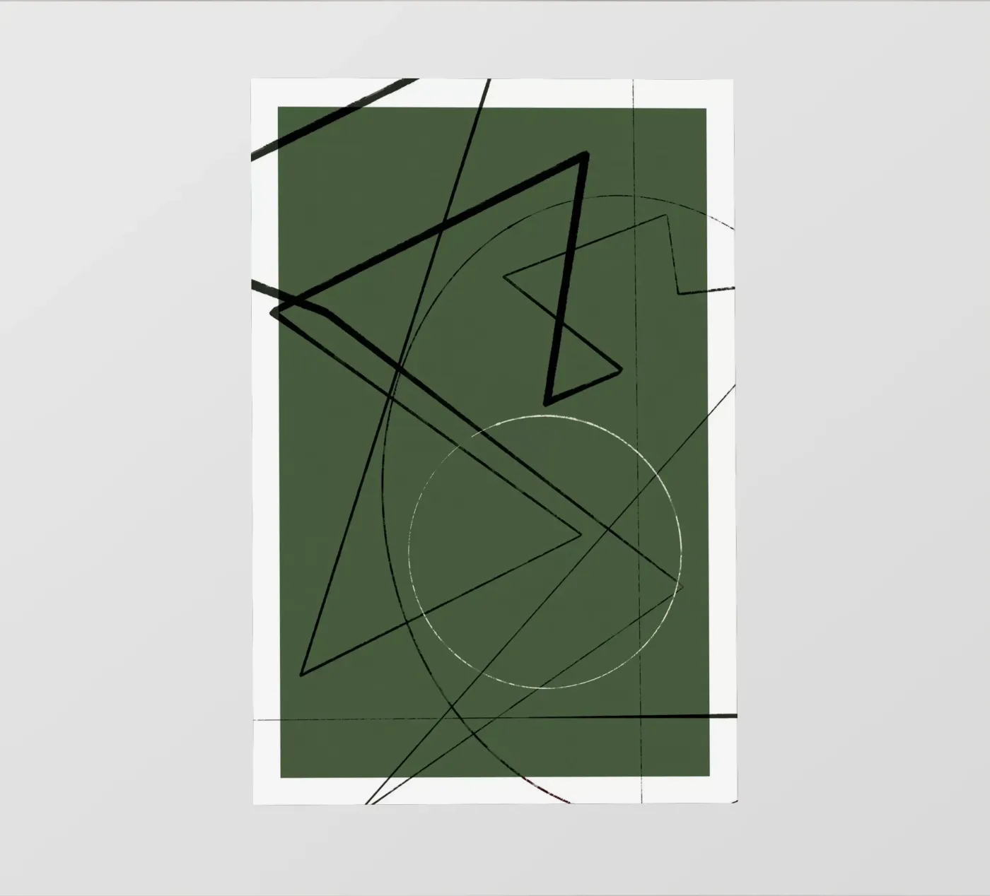 Angular Lines No 25 PVC Plane von treechild