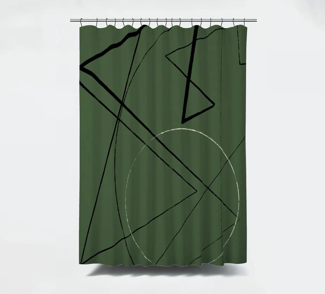 Angular Lines No 25 tenda da doccia da treechild