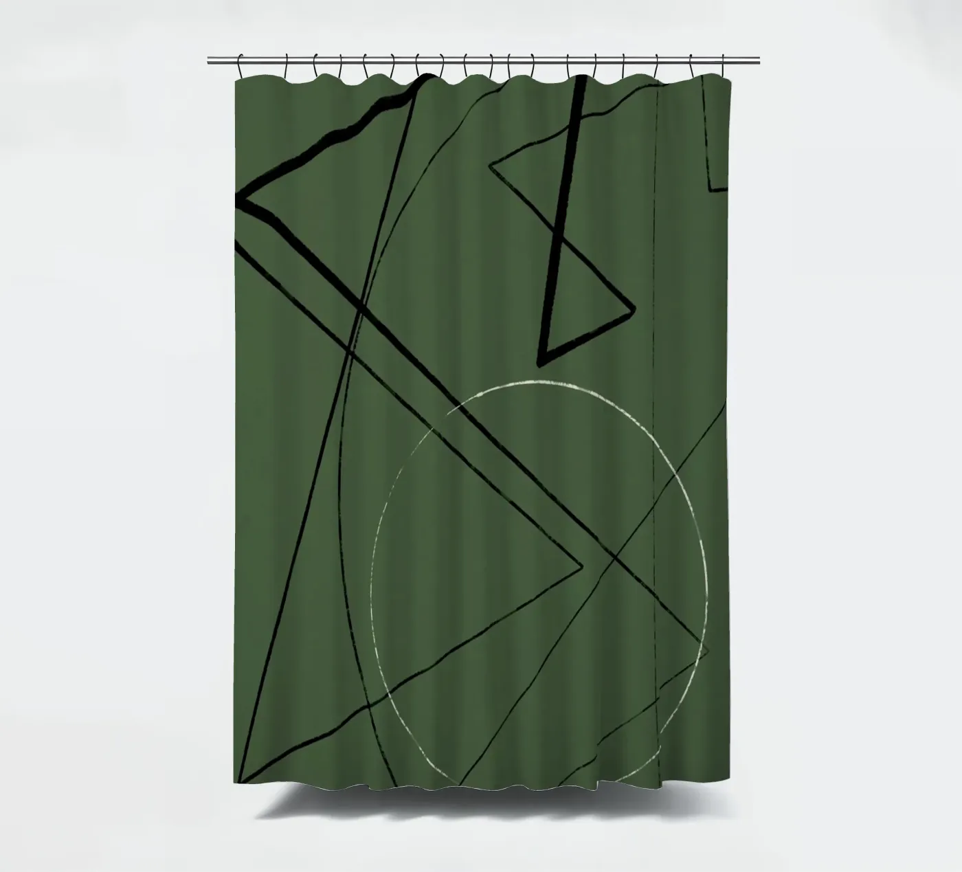 Angular Lines No 25 Duschvorhang von treechild