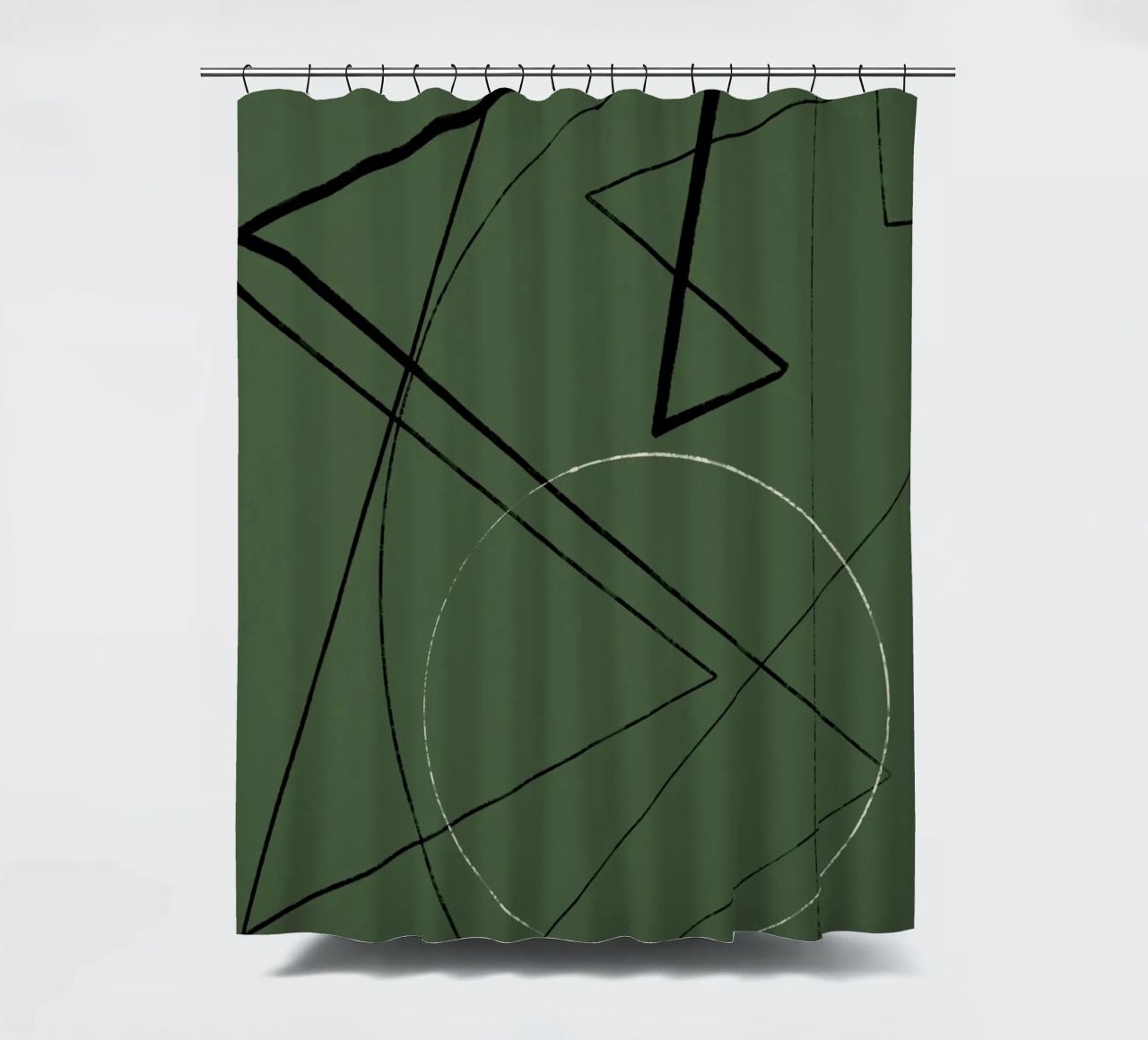 Angular Lines No 25 tenda da doccia da treechild