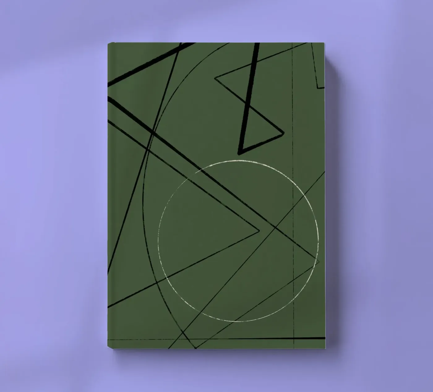 Angular Lines No 25 notebook by treechild