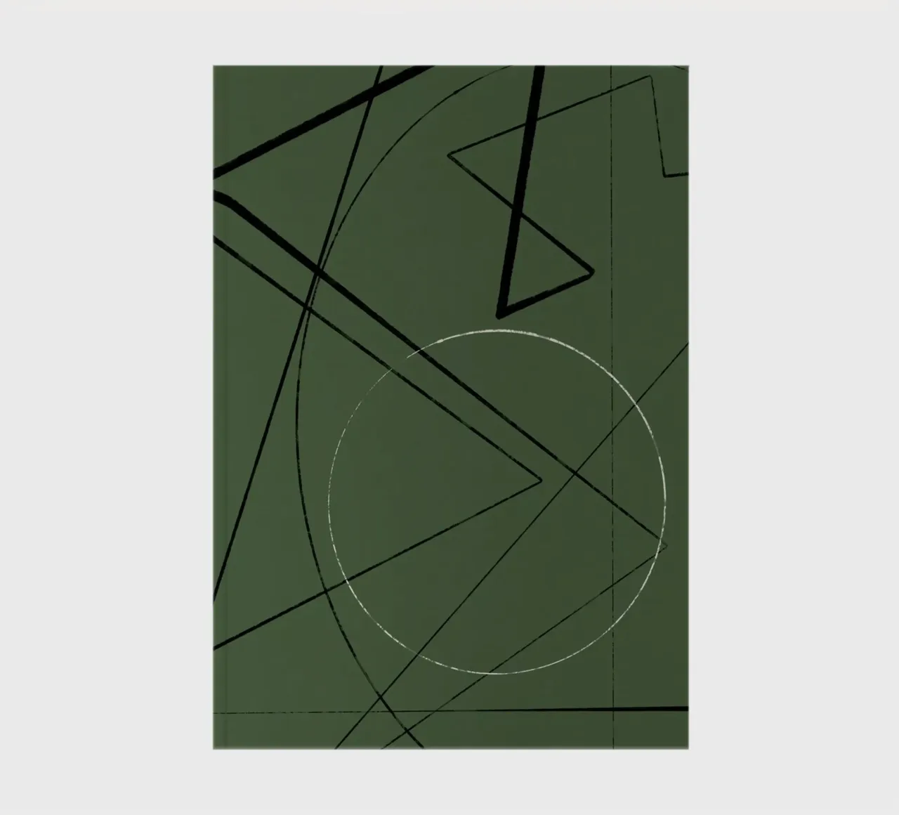 Angular Lines No 25 Notizbuch von treechild