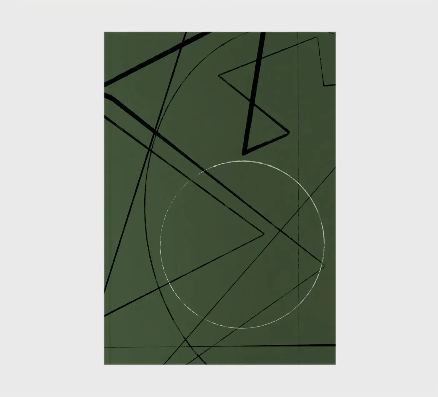Angular Lines No 25 notebook by treechild