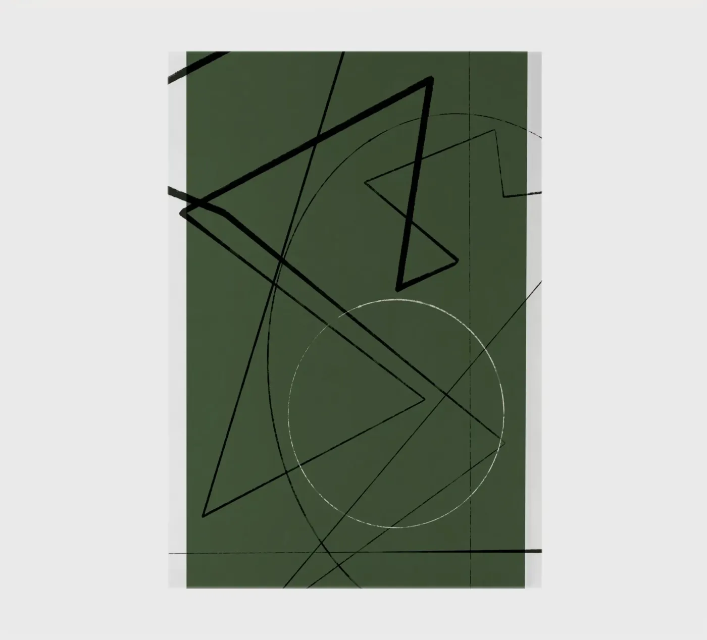 Angular Lines No 25 notebook by treechild