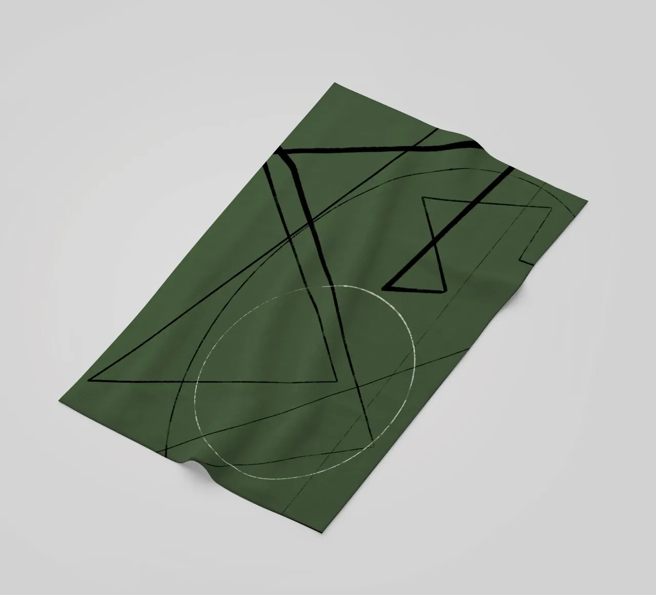 Angular Lines No 25 strandhanddoek van treechild