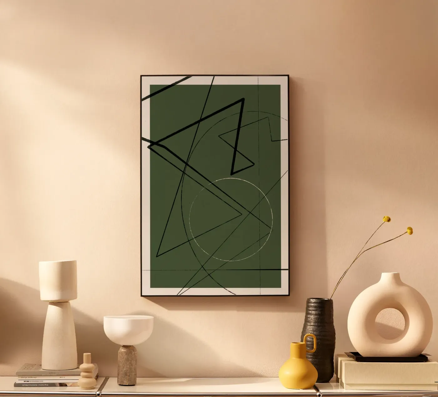 Angular Lines No 25 forex-plaat van treechild