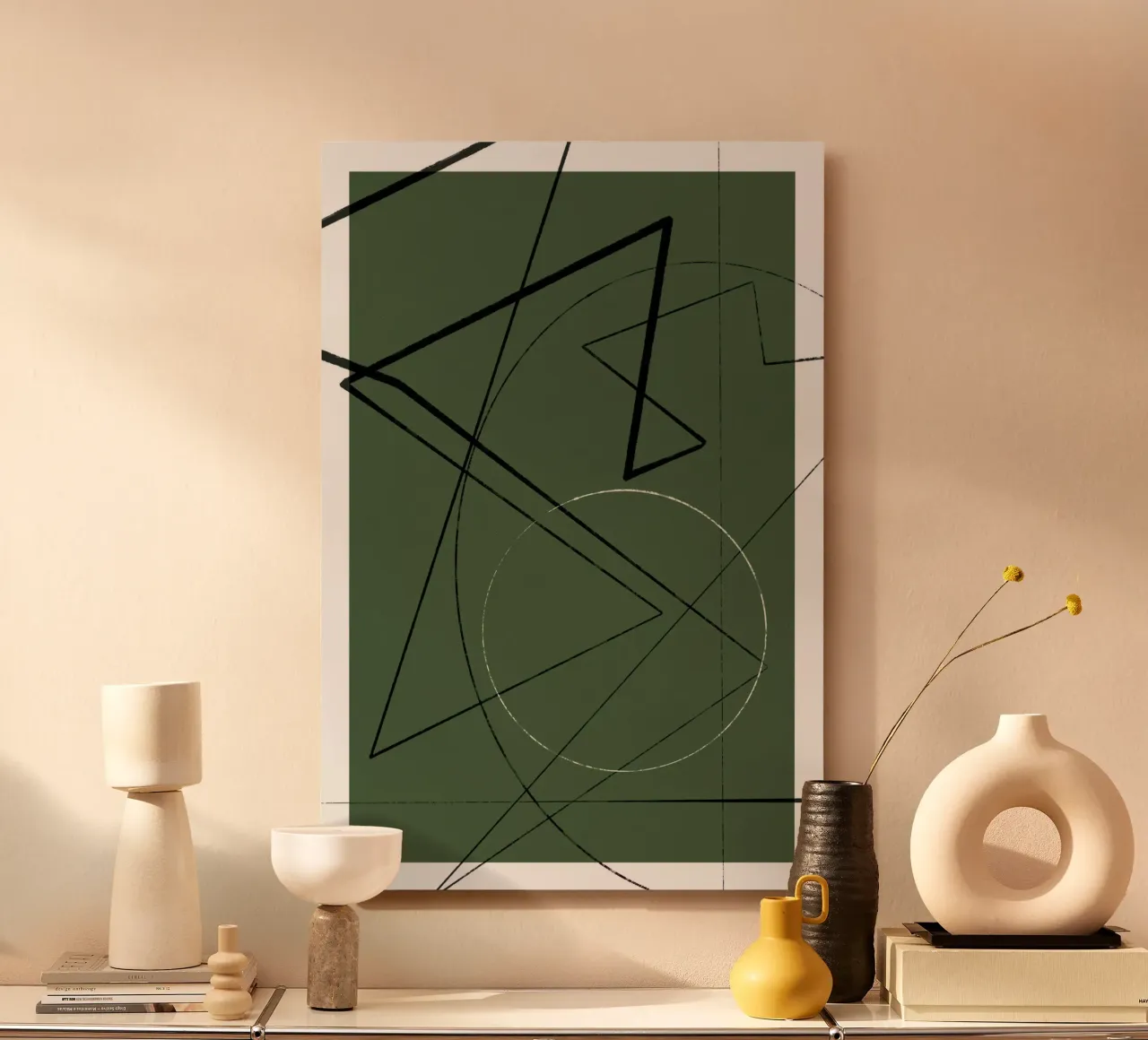 Angular Lines No 25 Alu-Dibond von treechild