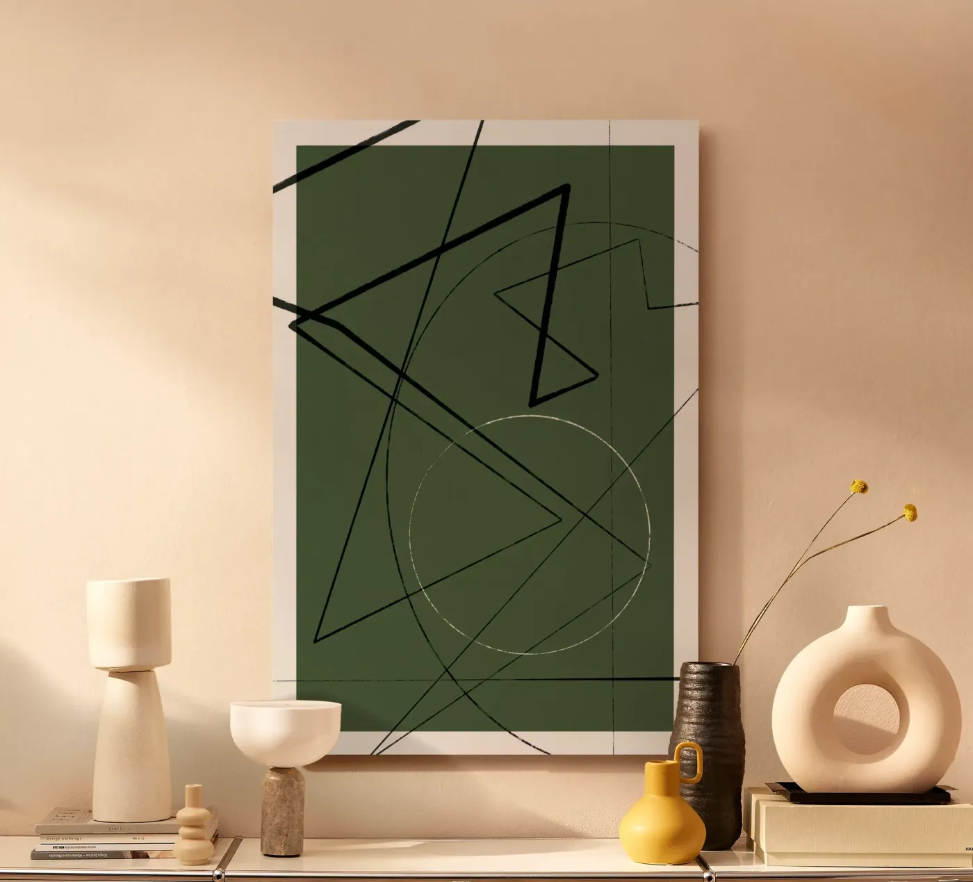 Angular Lines No 25 forex-plaat van treechild