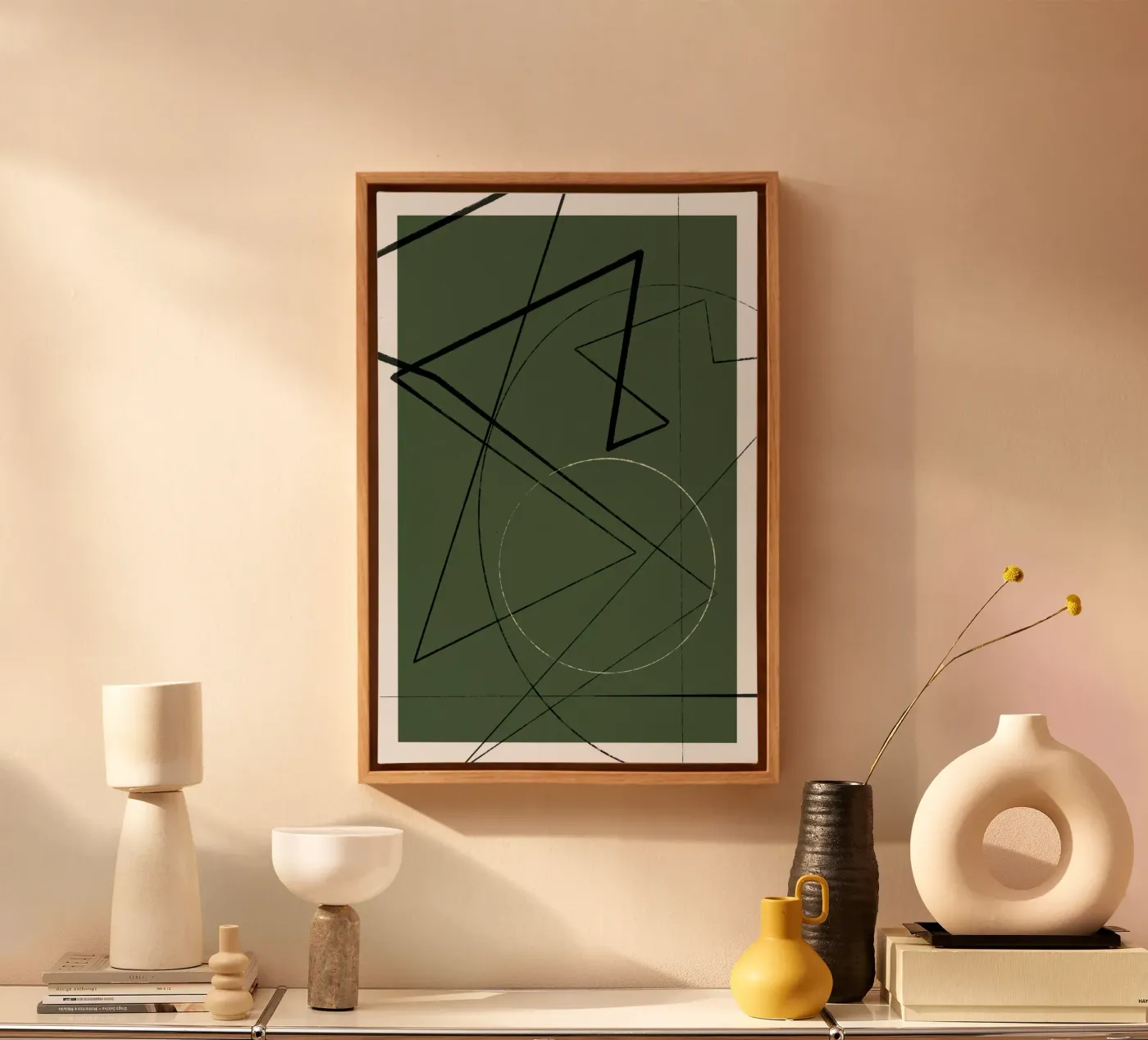 Angular Lines No 25 canvas by treechild