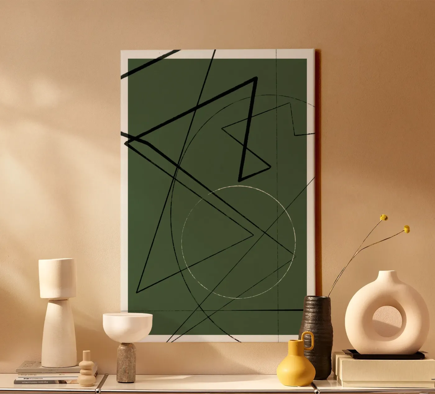 Angular Lines No 25 canvas by treechild