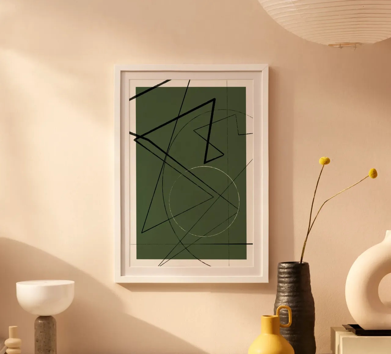 Angular Lines No 25 carta hahnemühle da treechild
