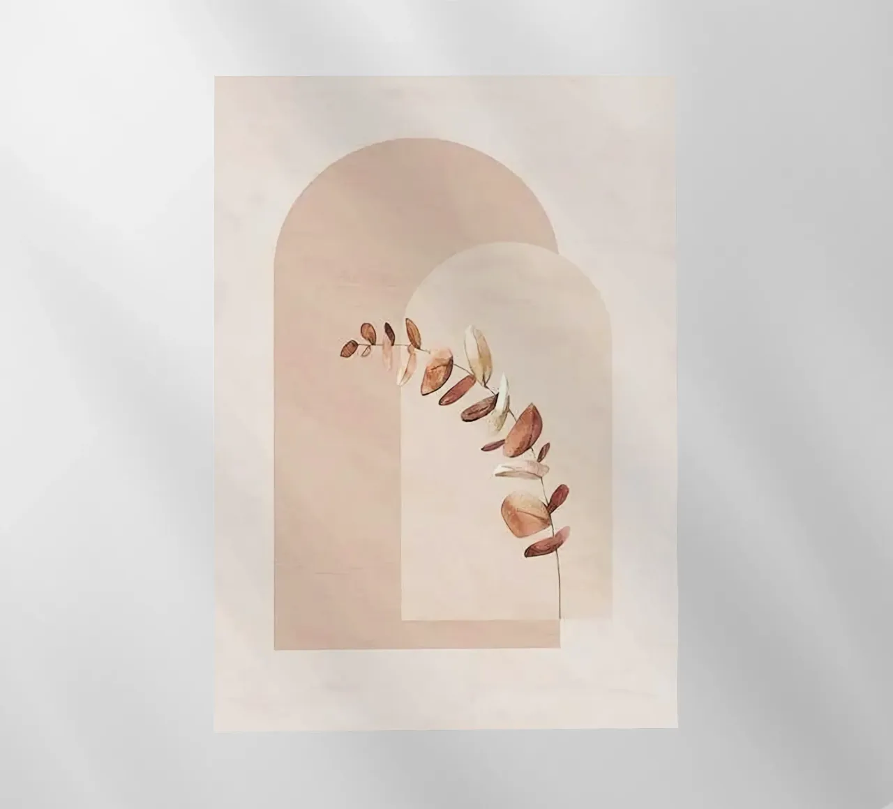 window shape with branch pellicola backlit da lifeline