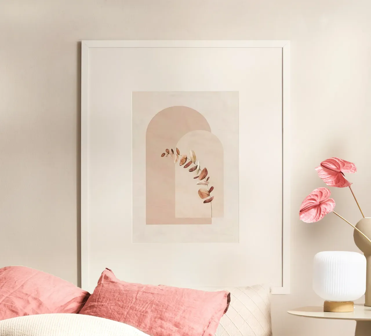window shape with branch poster de lifeline