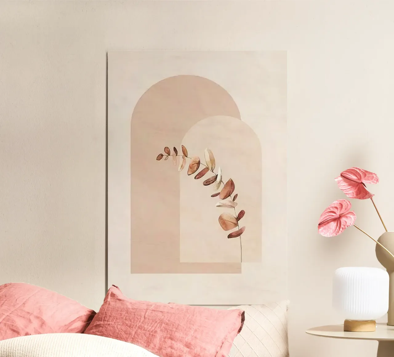 window shape with branch poster de lifeline