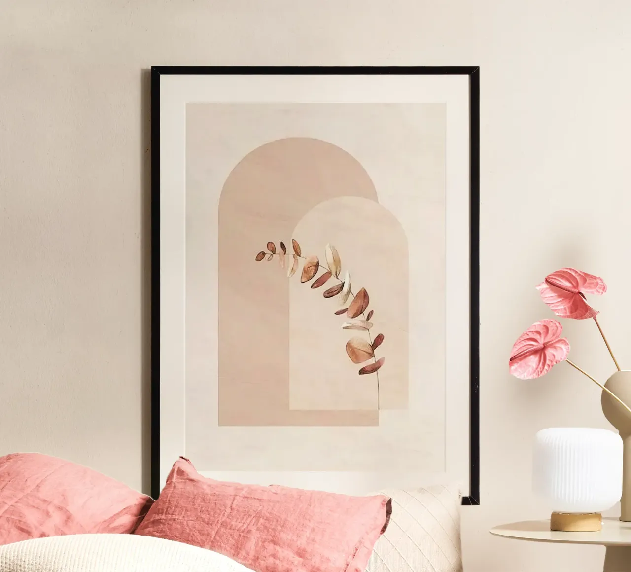 window shape with branch poster de lifeline