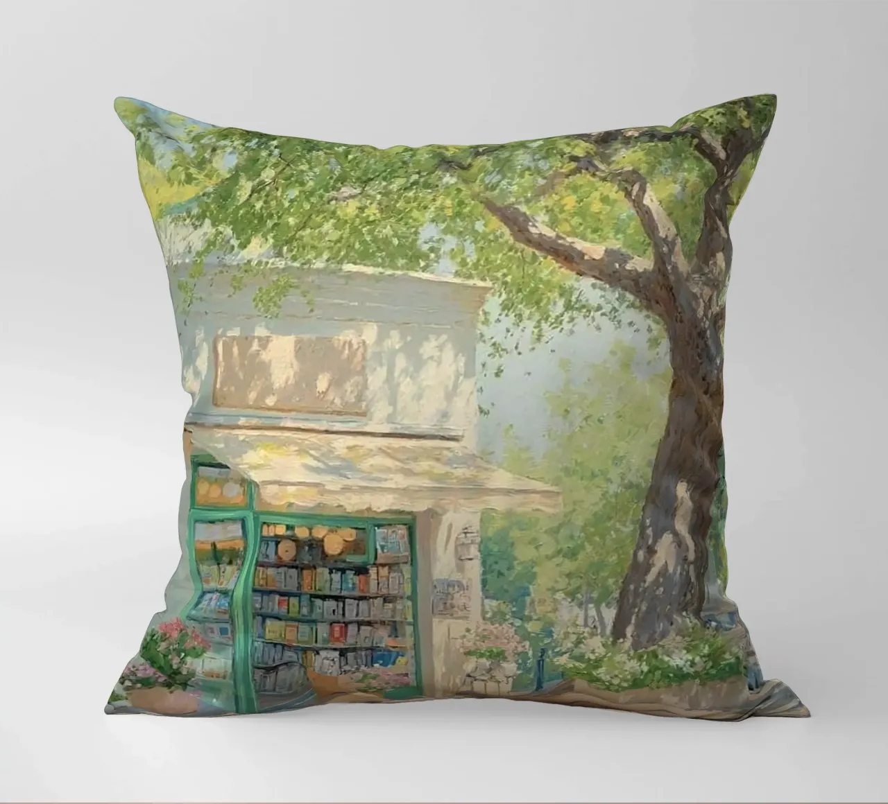 peace shop and tree cuscino da miracle