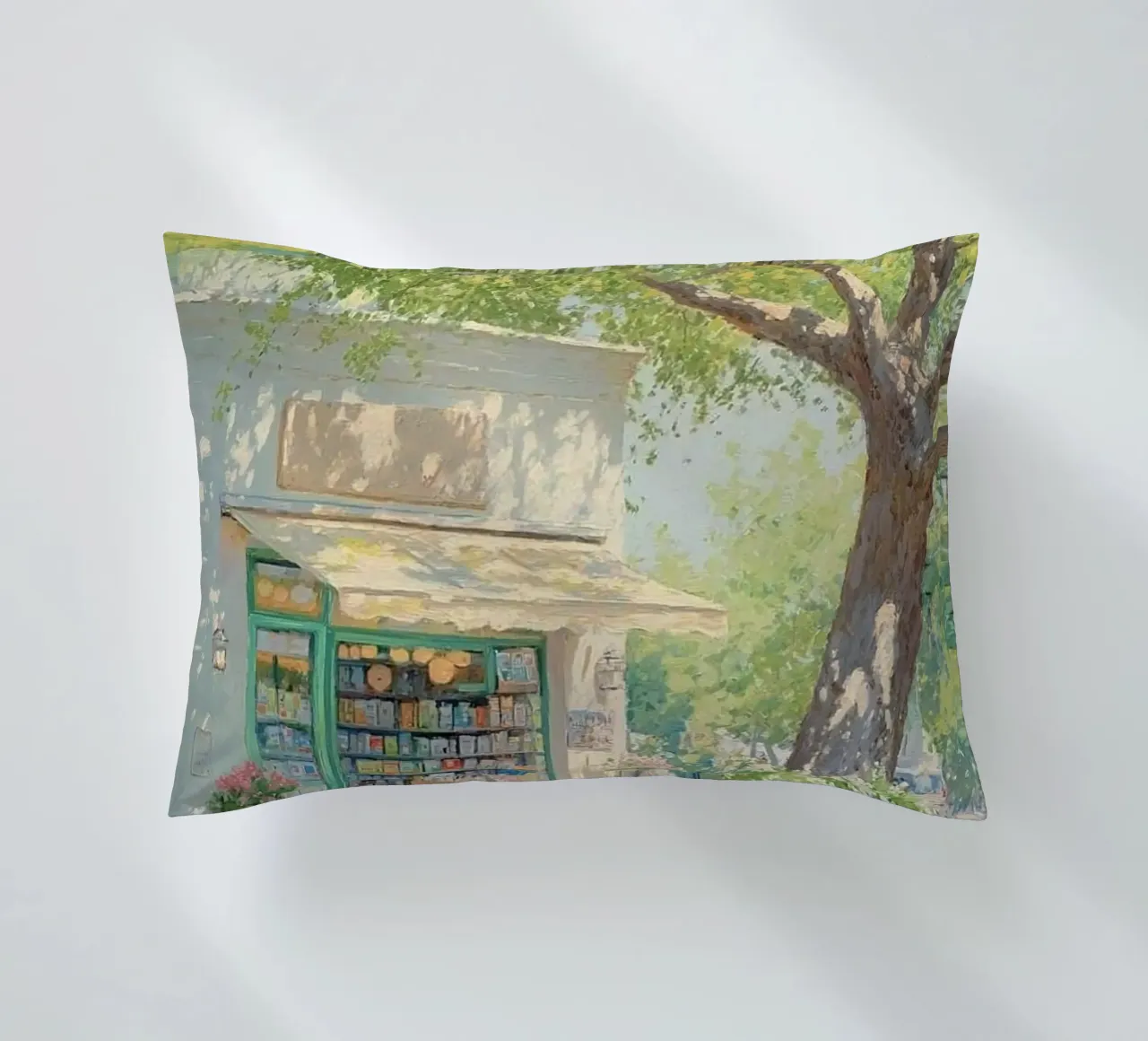 peace shop and tree cuscino da miracle