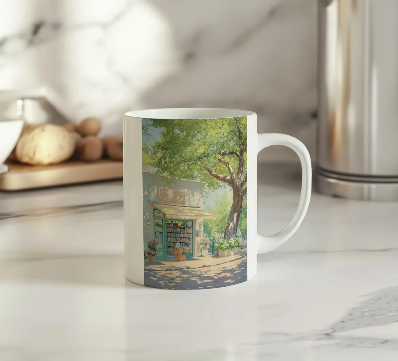 peace shop and tree tazza in ceramica da miracle