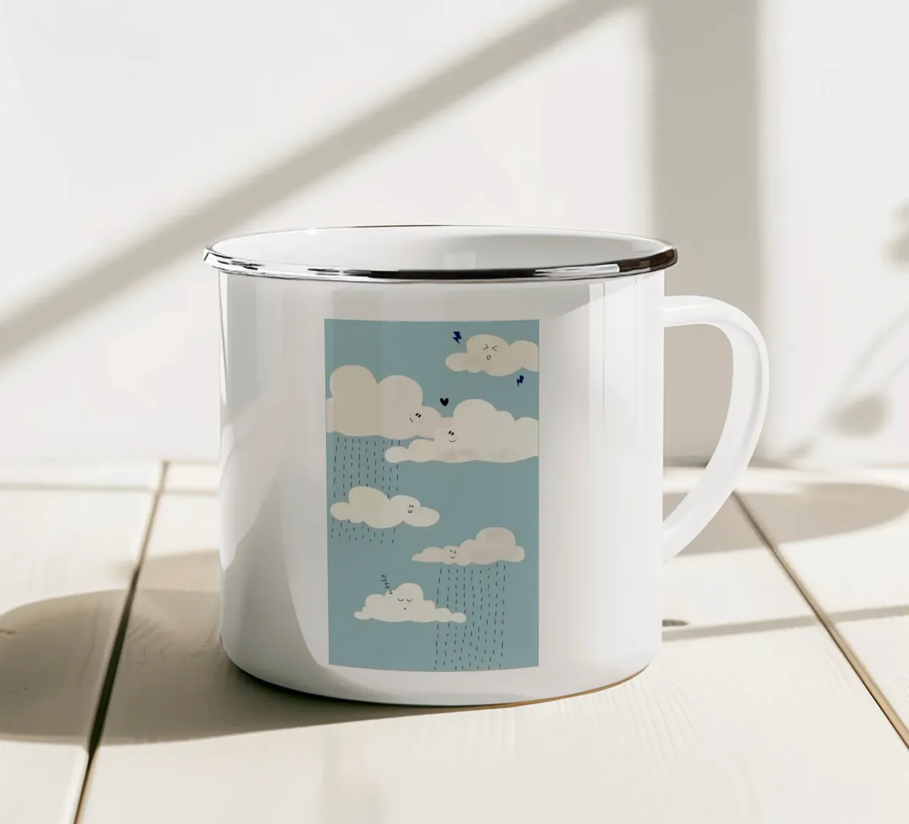 shape of cloud tazza in smalto da miracle