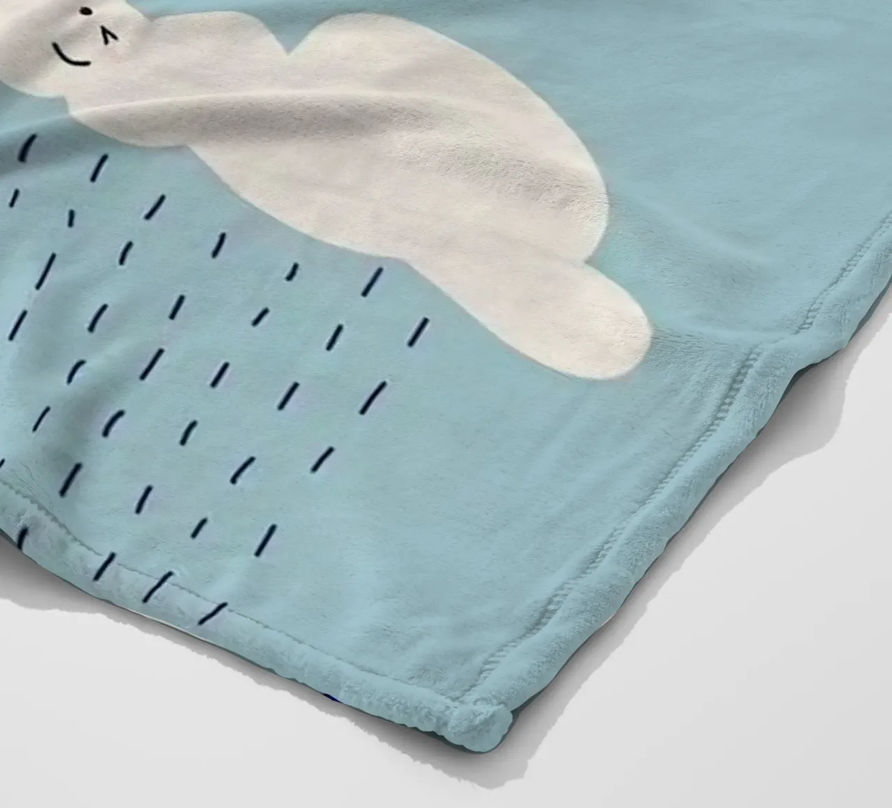 shape of cloud coperta in pile da miracle