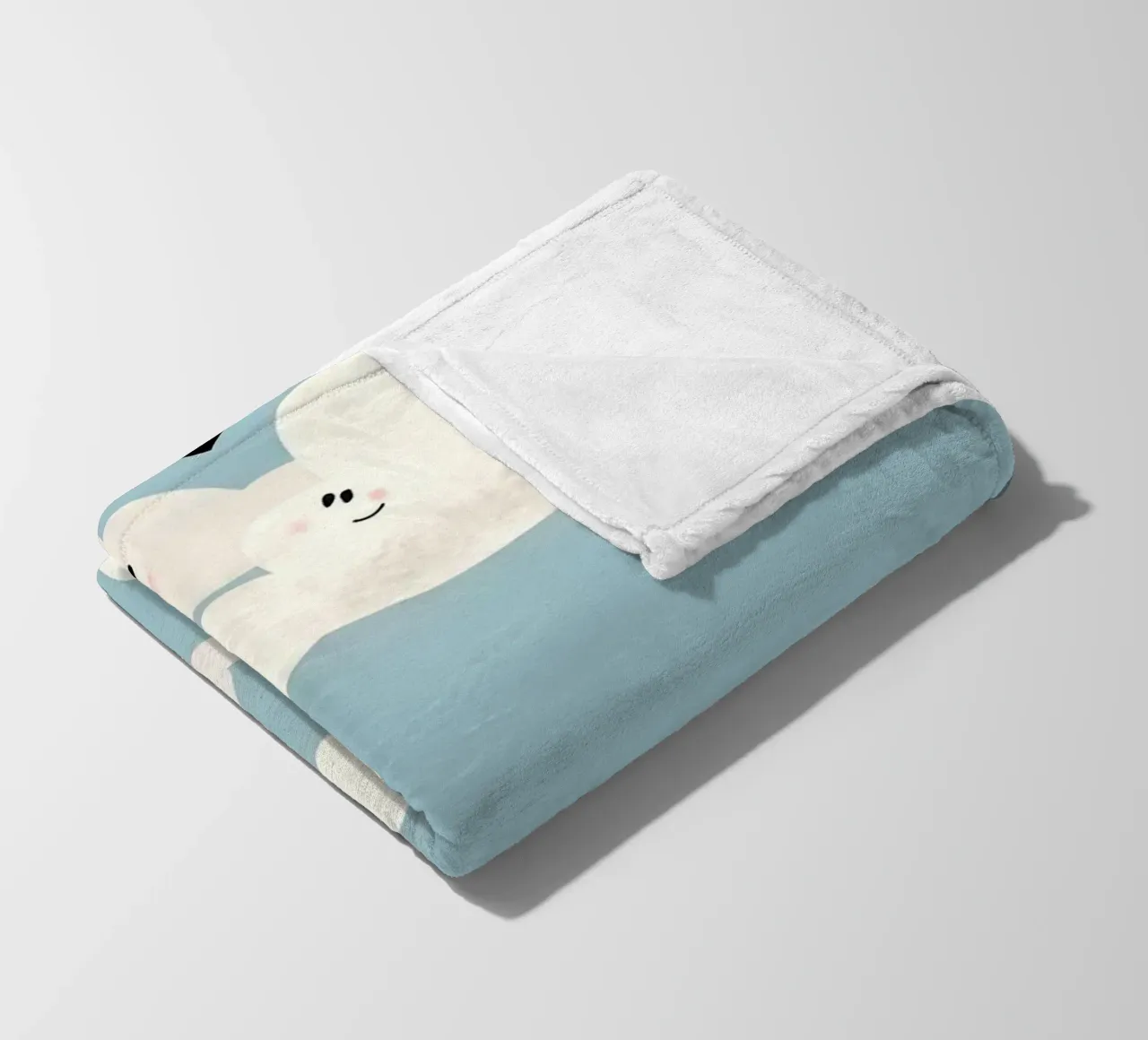 shape of cloud coperta in pile da miracle