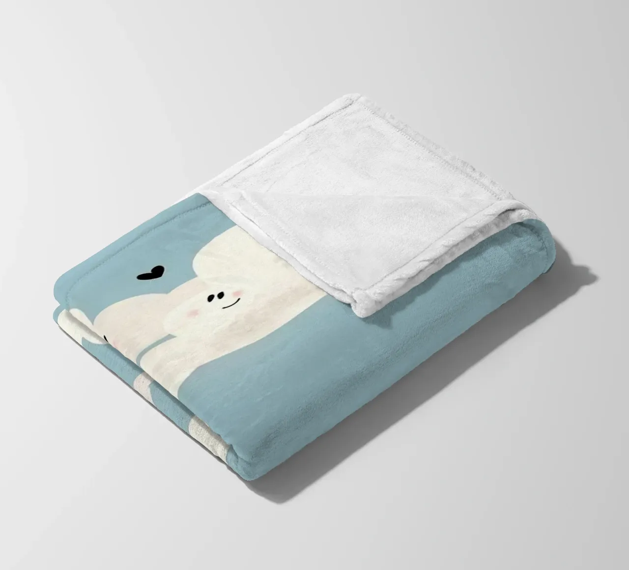 shape of cloud coperta in pile da miracle